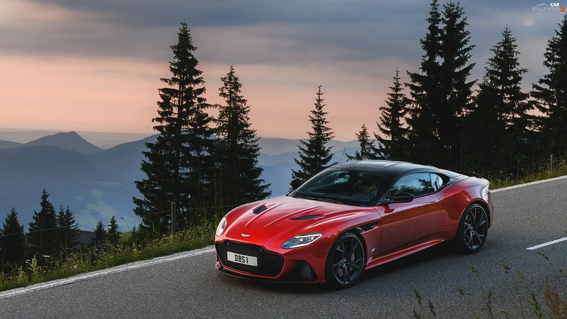 Red, Superleggera, Way, Aston Martin DBS