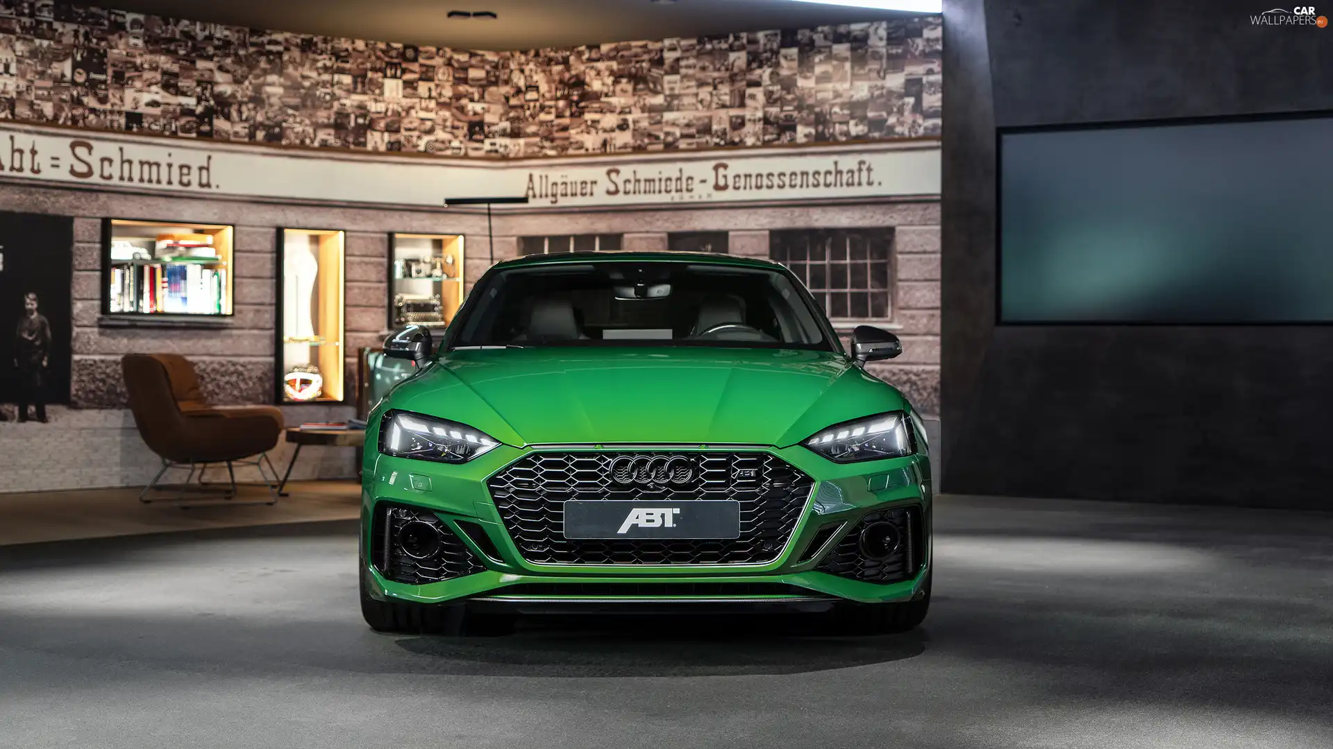 Audi RS5, coupe, green ones, ABT