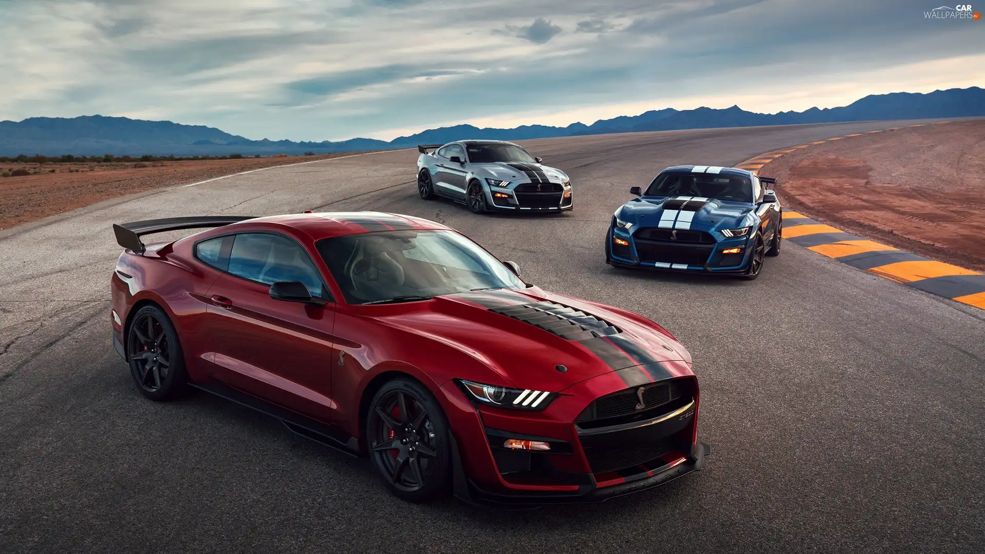 Ford Mustang Shelby GT500, Three, cars