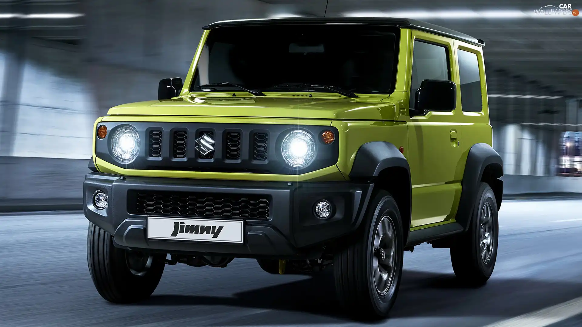 Front, Green, Suzuki Jimny