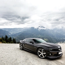 Mountains, Chevrolet, Camaro SS