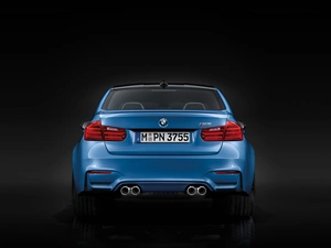 Blue, Back, Exhaust Pipes, BMW M3