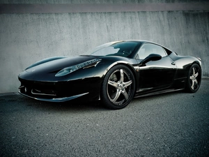 Black, Ferrari 458 Italia