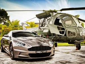 Aston Martin DBS, Helicopter