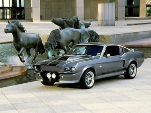 bloodstock, Mustang GT500, sculpture
