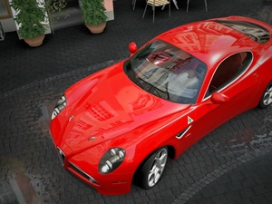 Alfa Romeo 8C Kompetizione, Ahrweiler, Gran Turismo5, Street