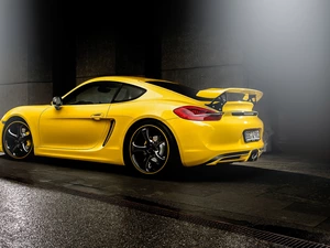 Yellow, Porsche Cayman