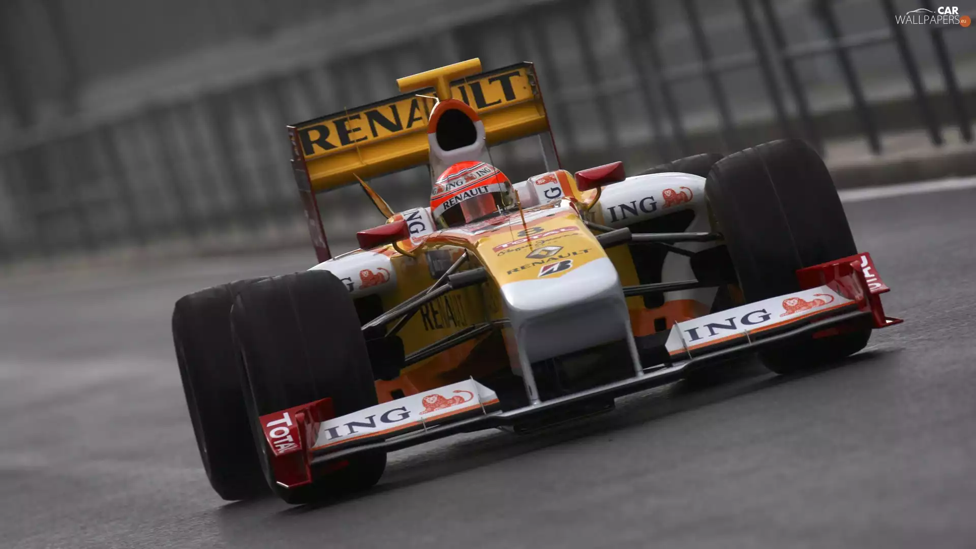 F 1, View, Front, Renault