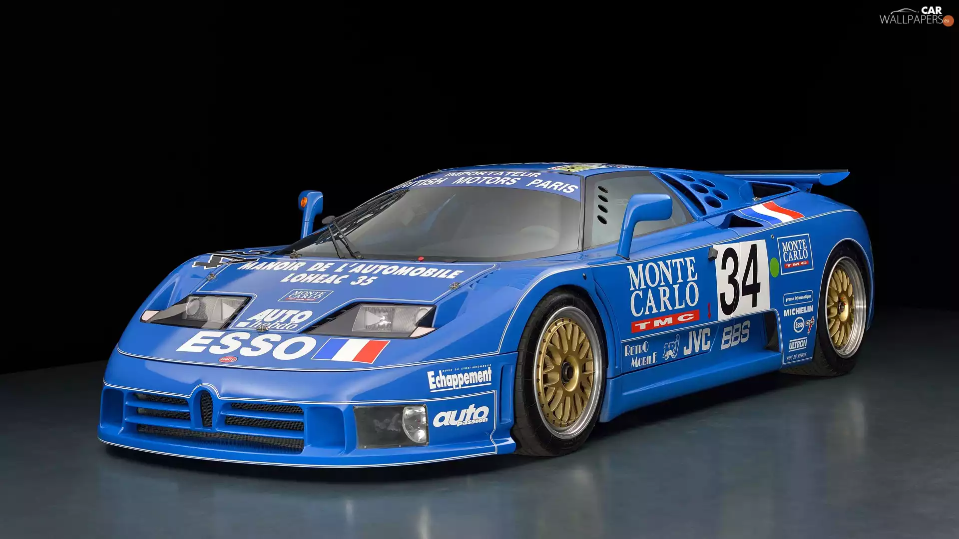 Blue, Bugatti EB 110