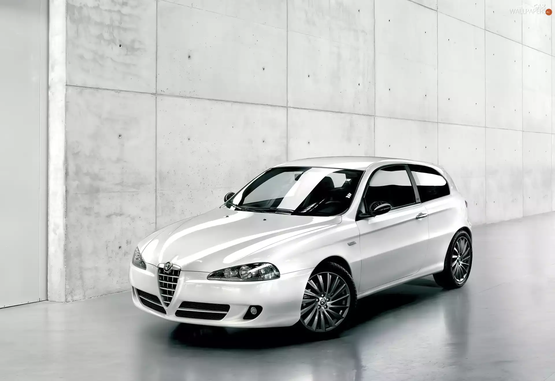 White, 147, garage, Alfa Romeo