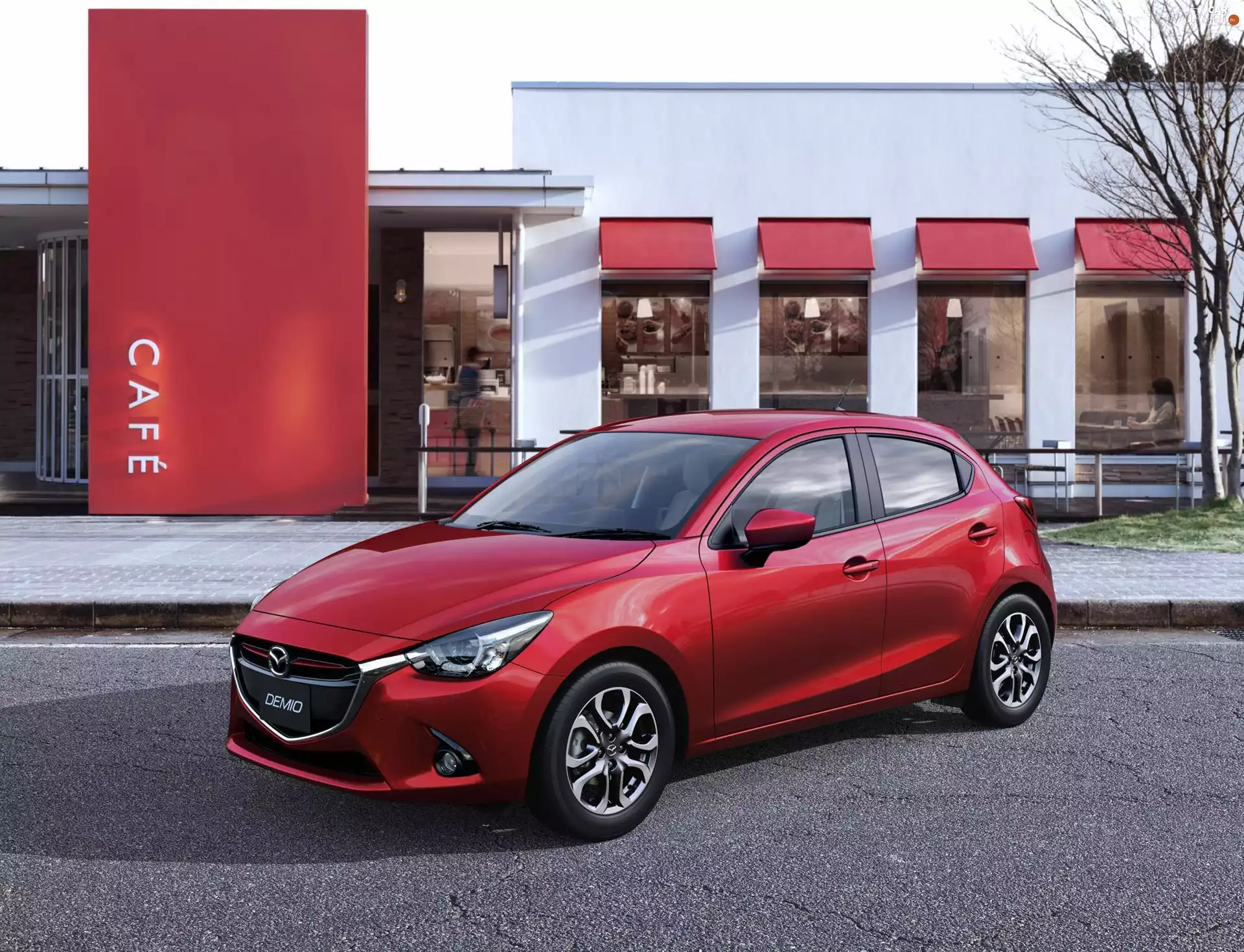 Mazda 2, 2015, Restaurant, model