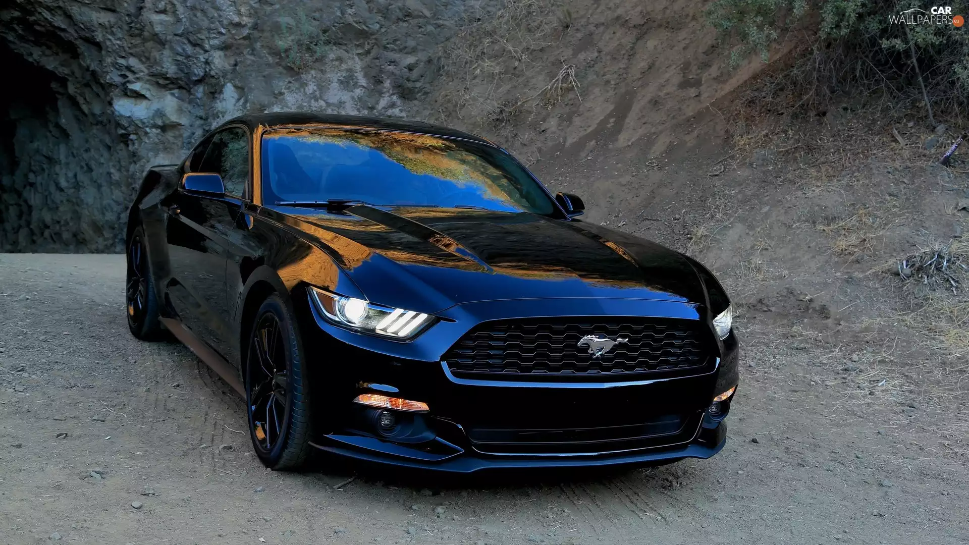 GT, 2015, Ford, Mustang, Black