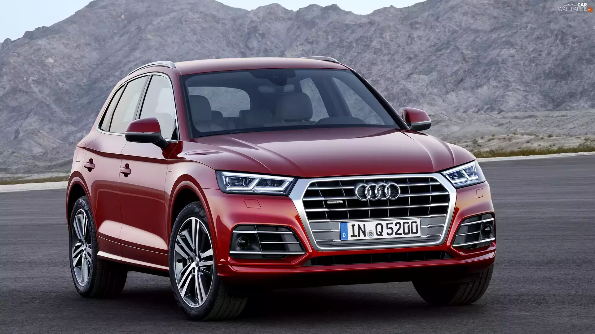 Mountains, Audi Q5, 2017