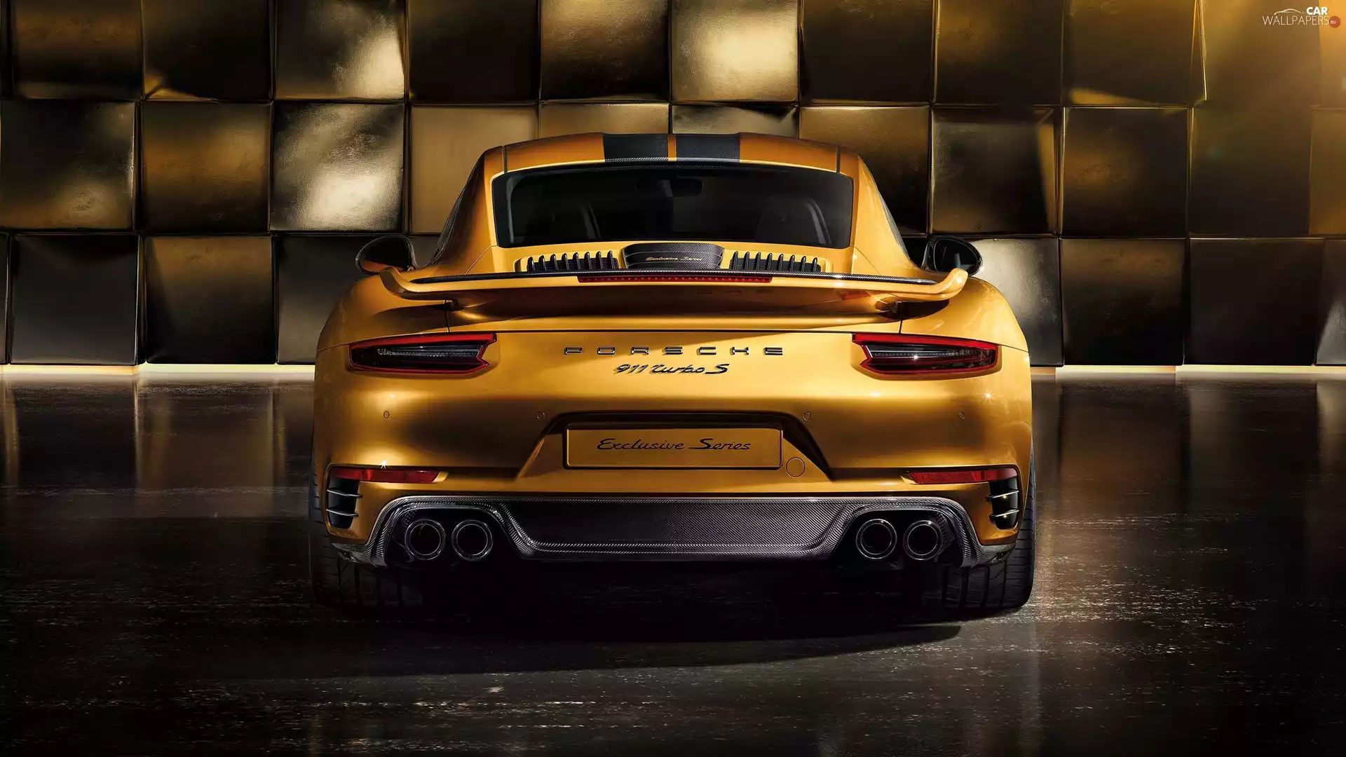 Back, Porsche 911 Turbo S Exclusive Series, 2018