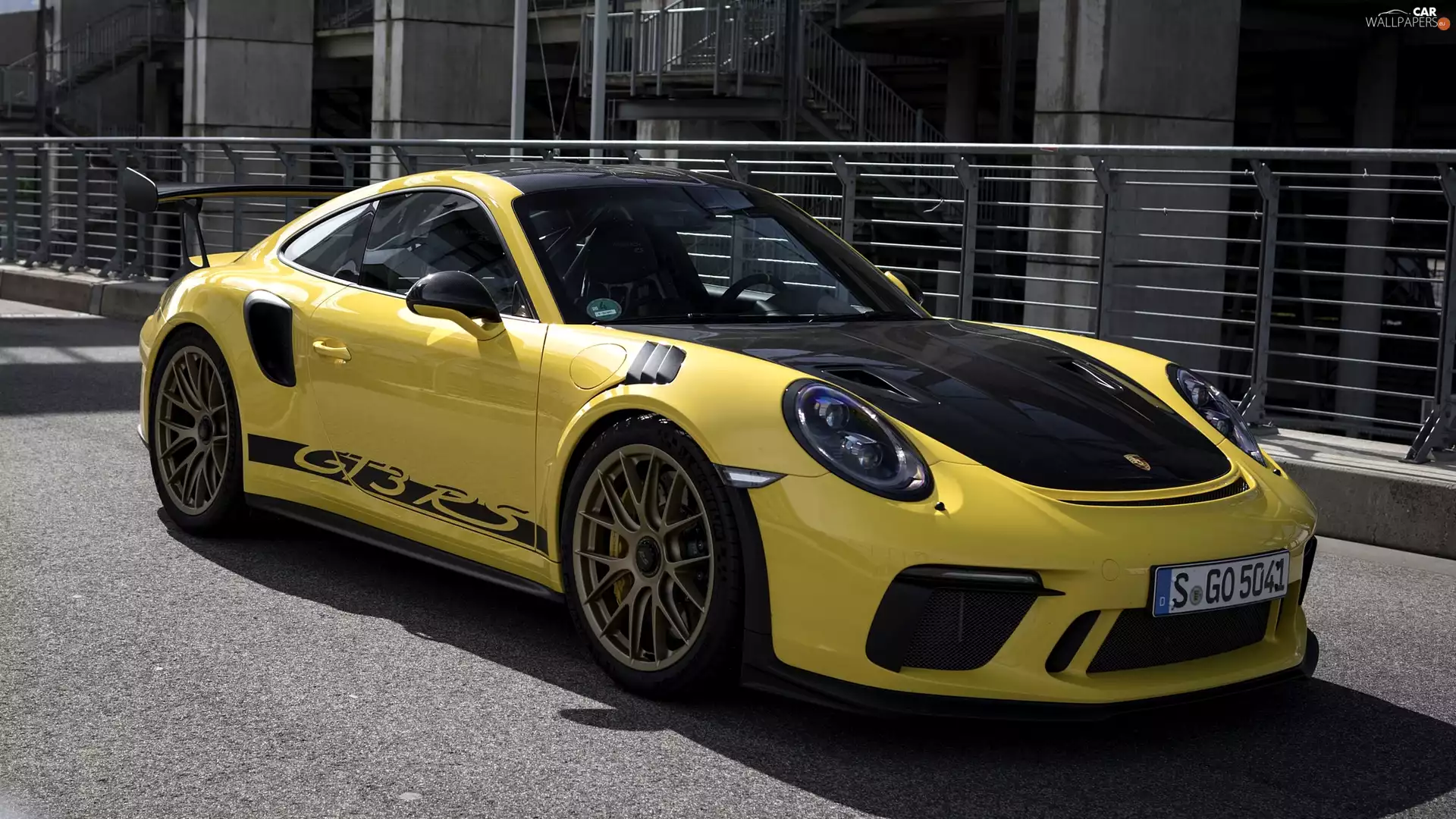 RS, 2019, Porsche, GT3, Yellow