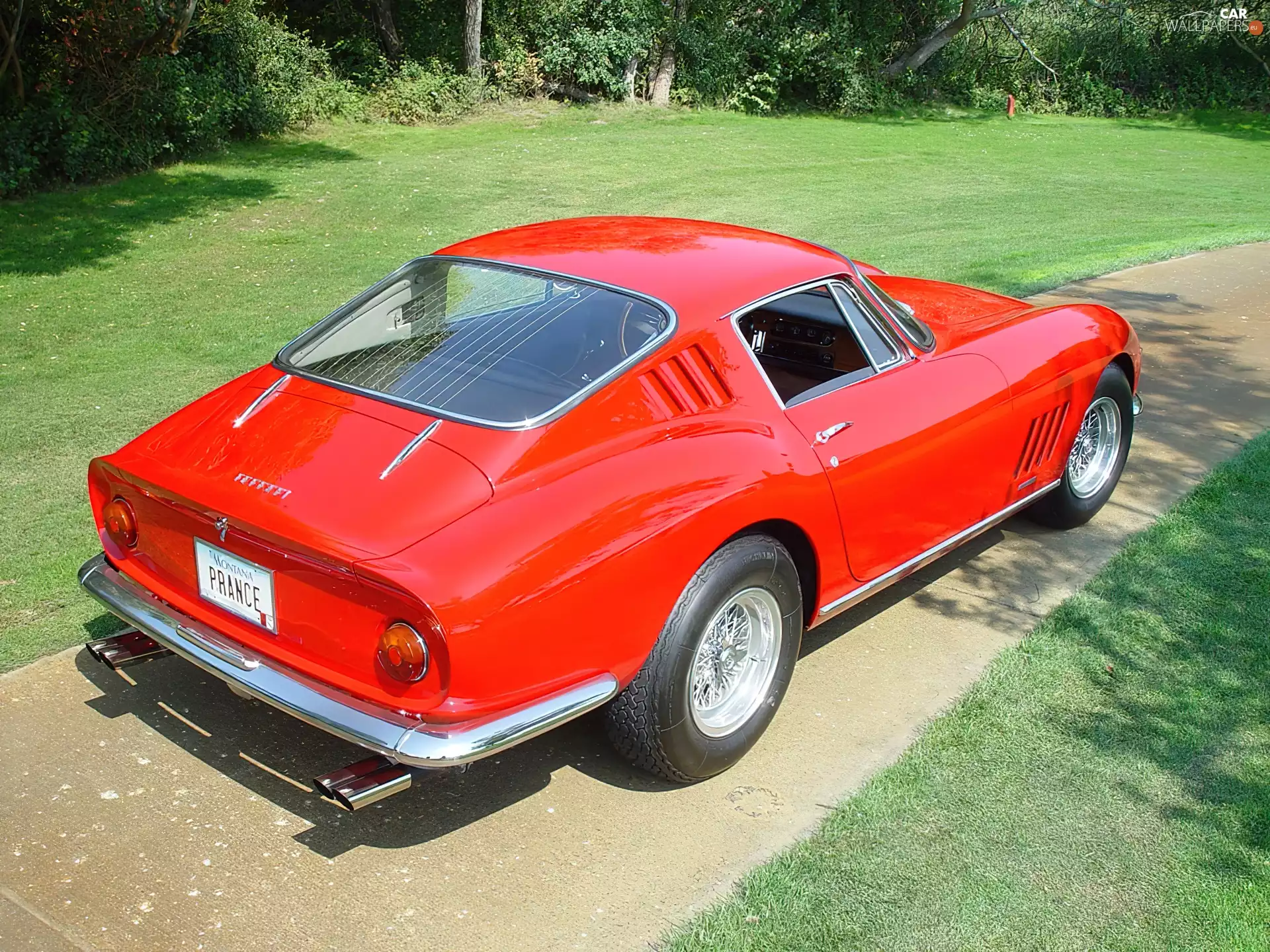 chrome, Red, Ferrari 275