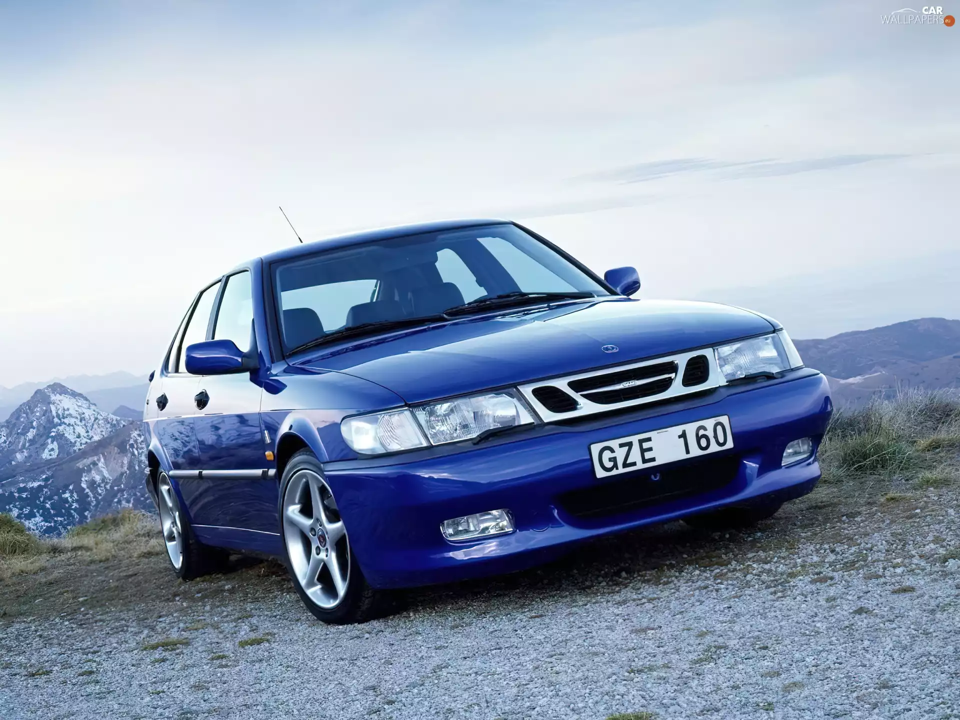blue, Saab 9-3