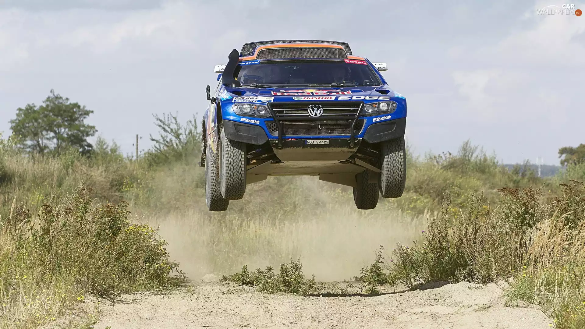 VW Race Touareg 3, Way, Dakar, jump
