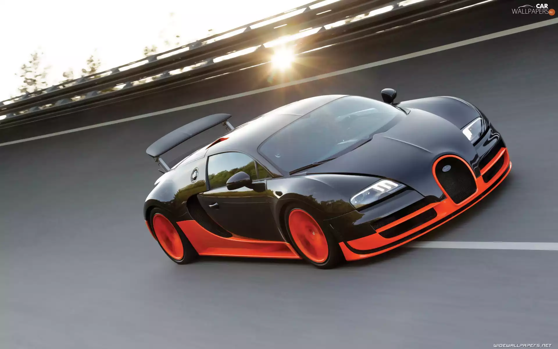 Bugatti Veyron 16.4 Super Sport, track