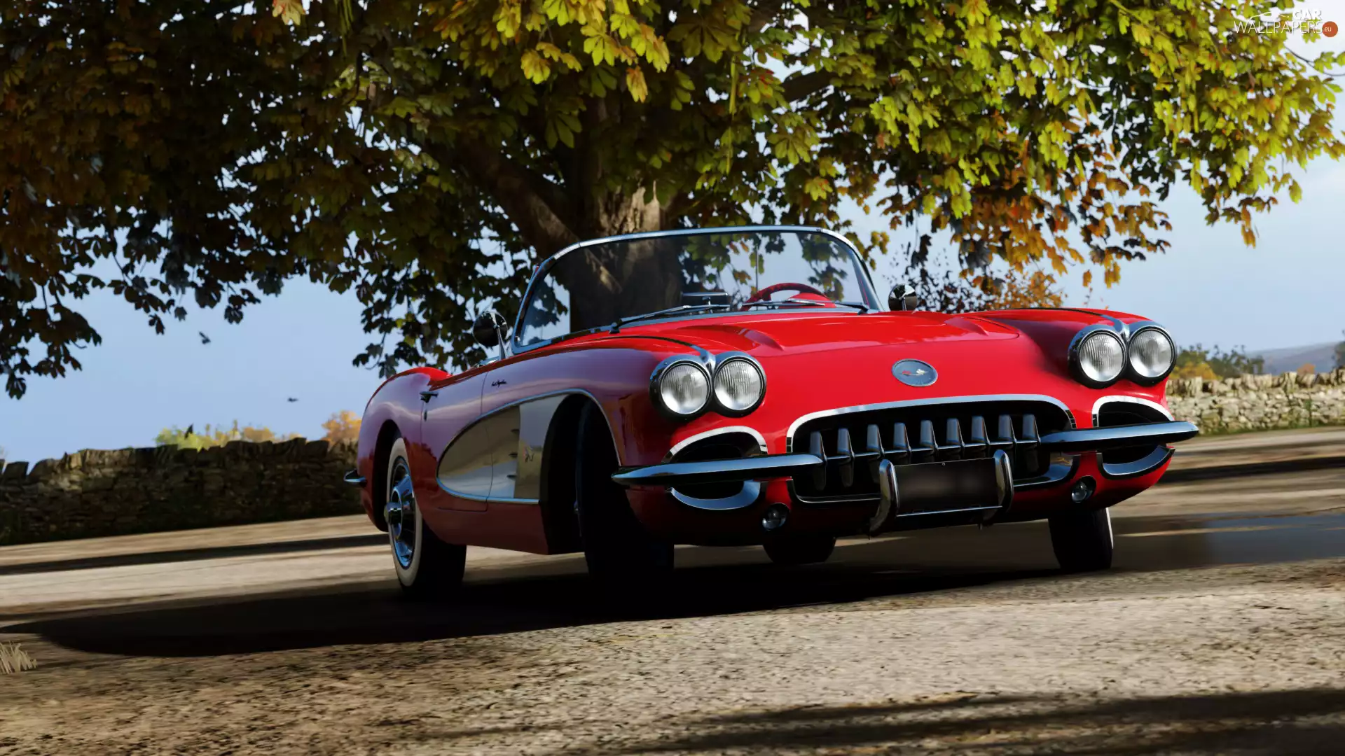Chevrolet Corvette, 1960, Red, antique, Forza Horizon 4