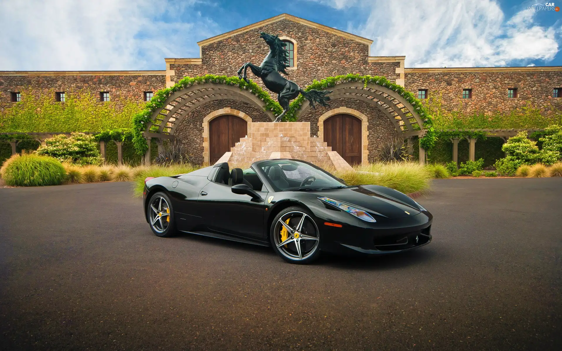 VEGETATION, Ferrari, 458 Building