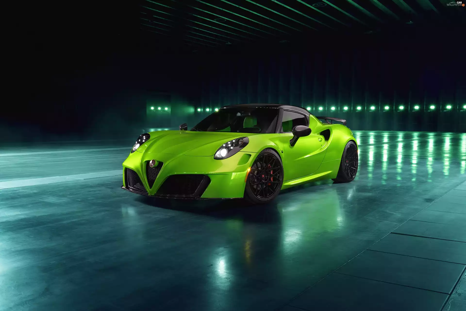 Green, Alfa Romeo 4C