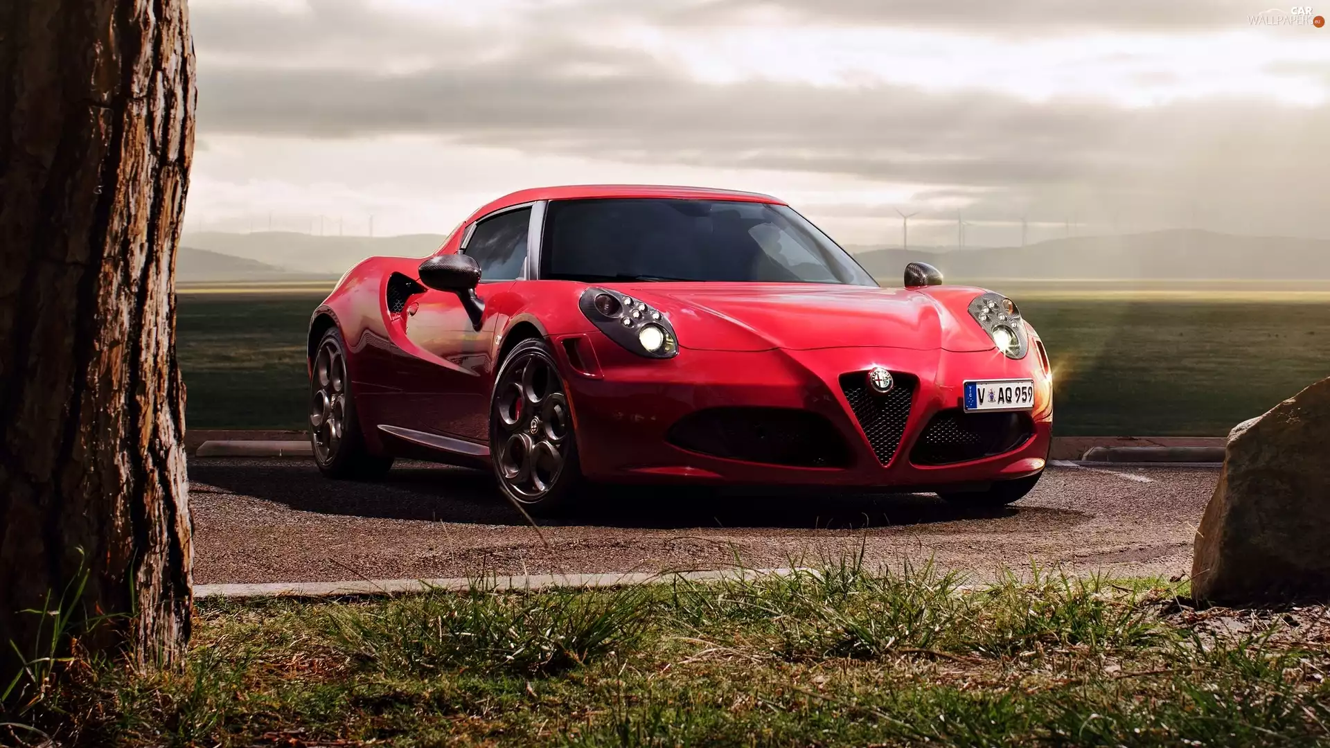 Red, Alfa Romeo, 4C