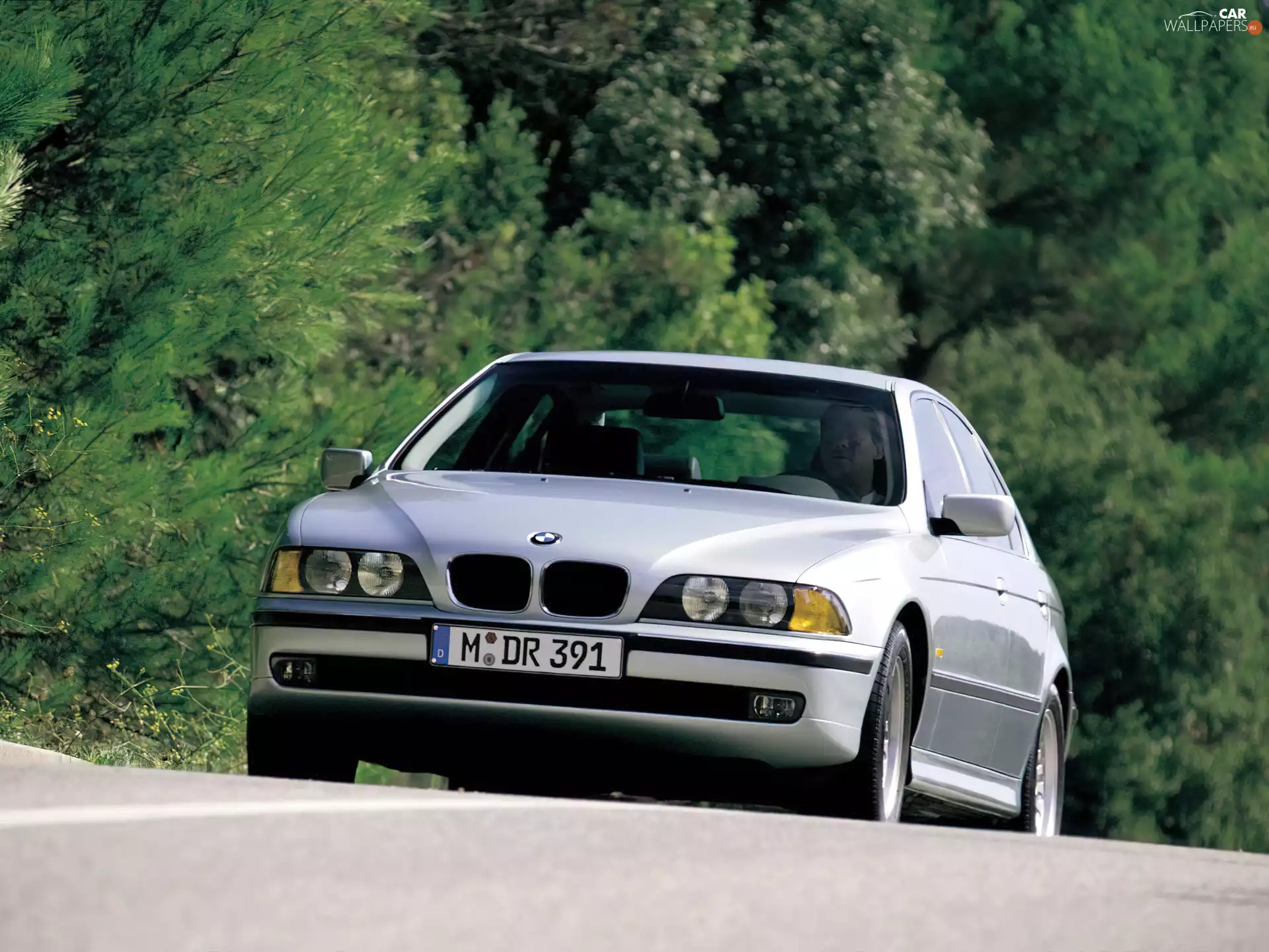 E39, Silver, BMW 5