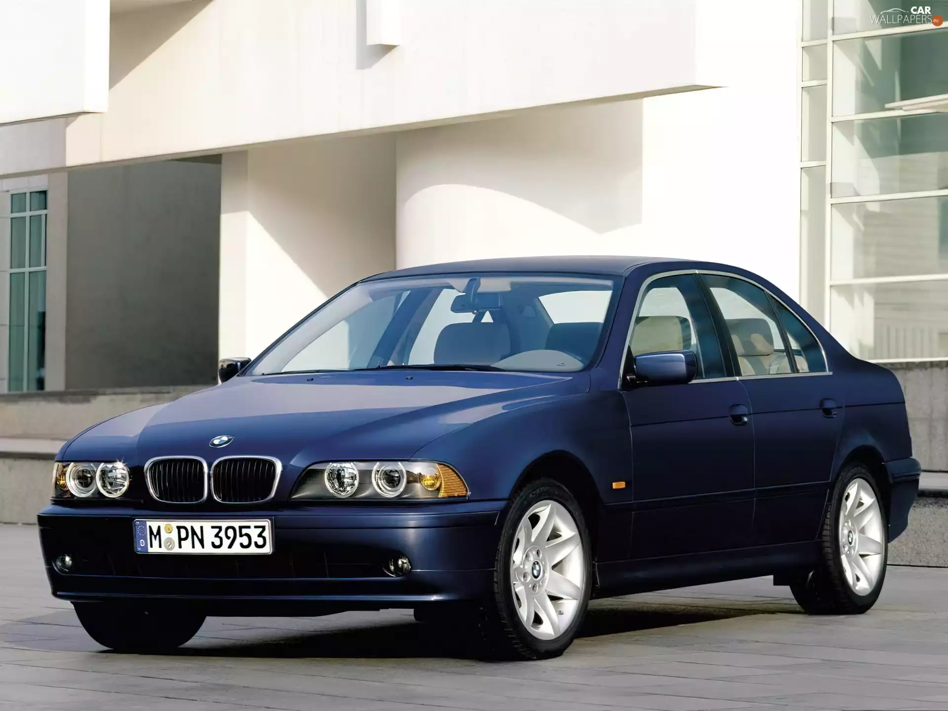 navy blue, BMW 5