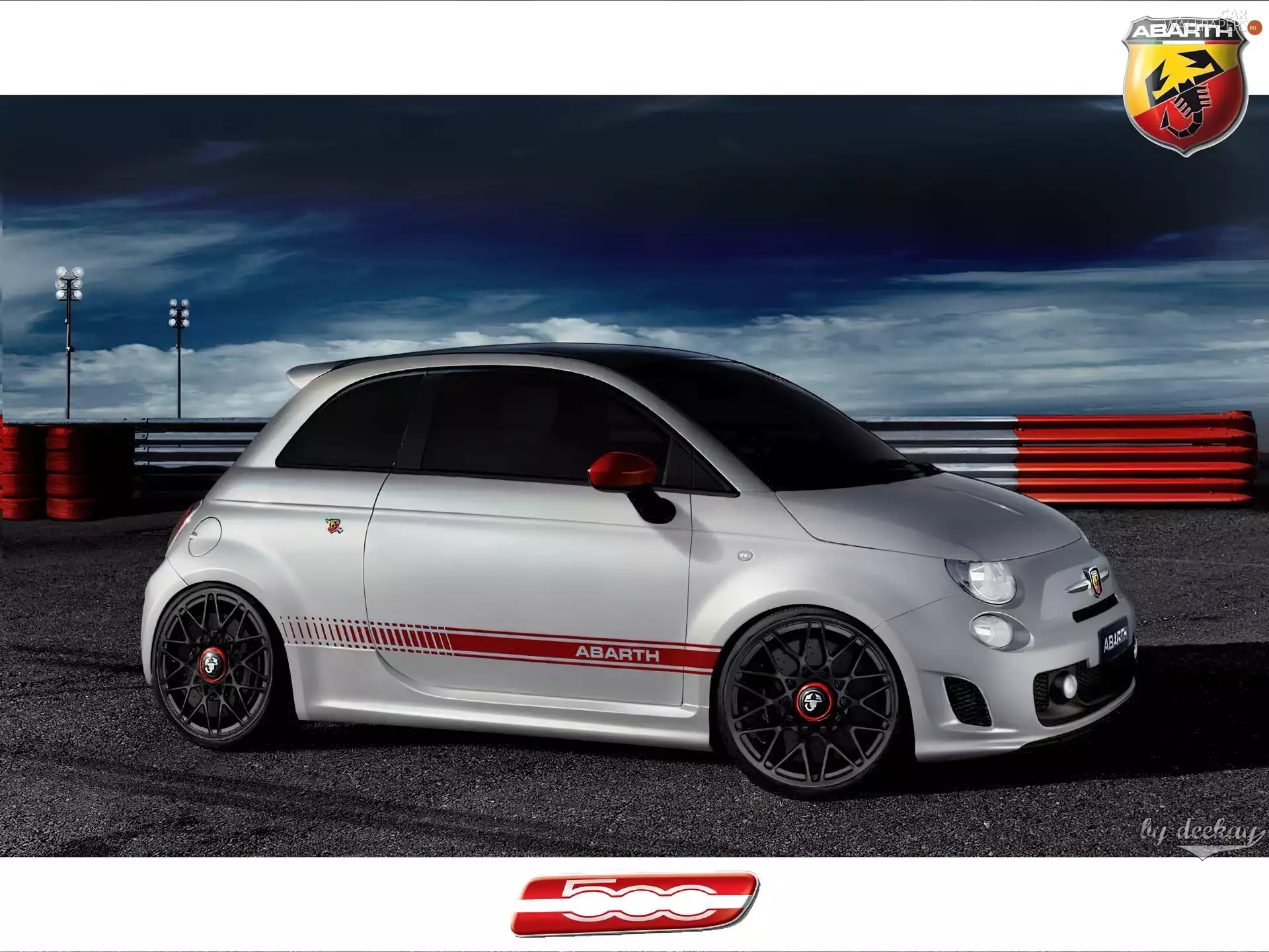 TUNING, White, Abarth 500