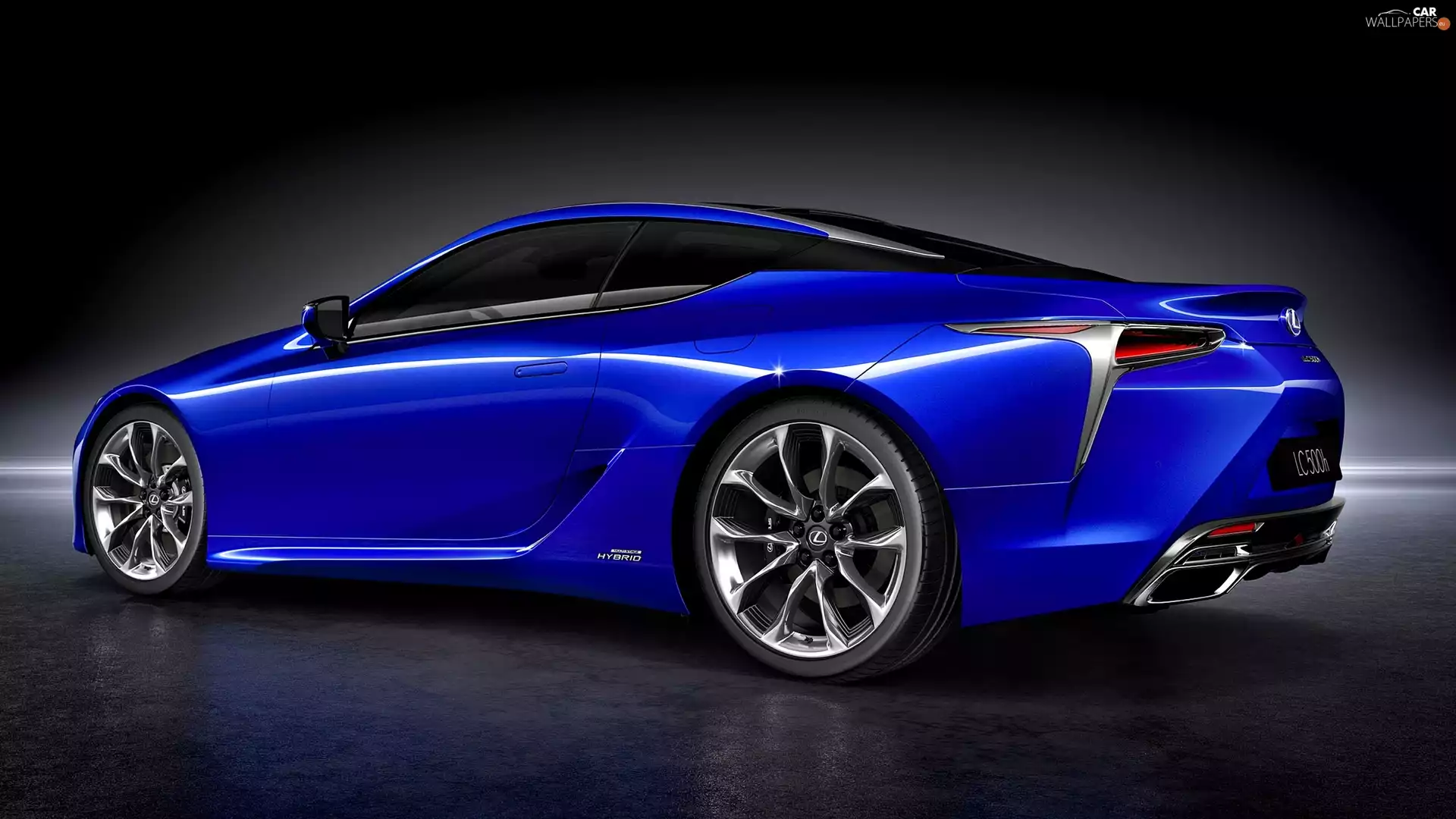 blue, Lexus LC 500h