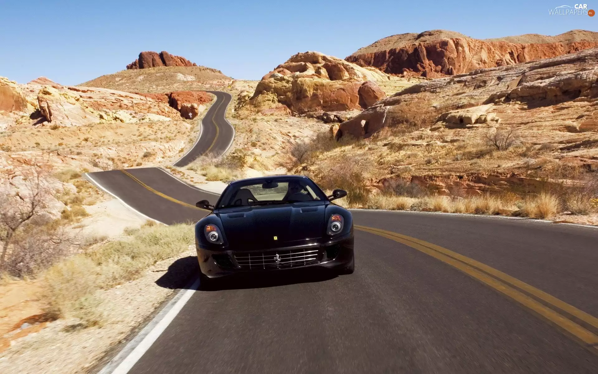 Ferrari 599, Mountain, Way, winding