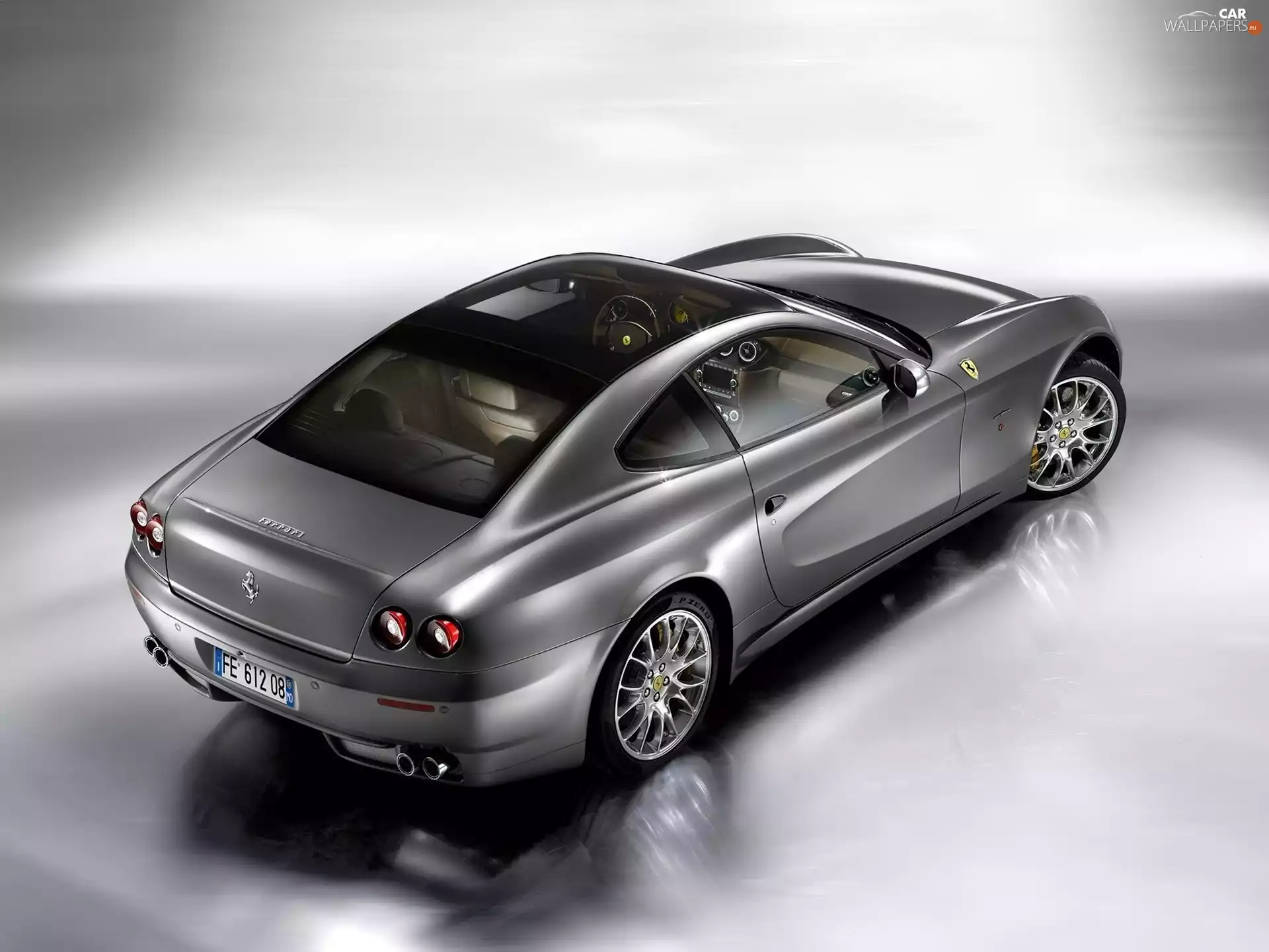 the roof, Ferrari 612 Scaglietti, glass