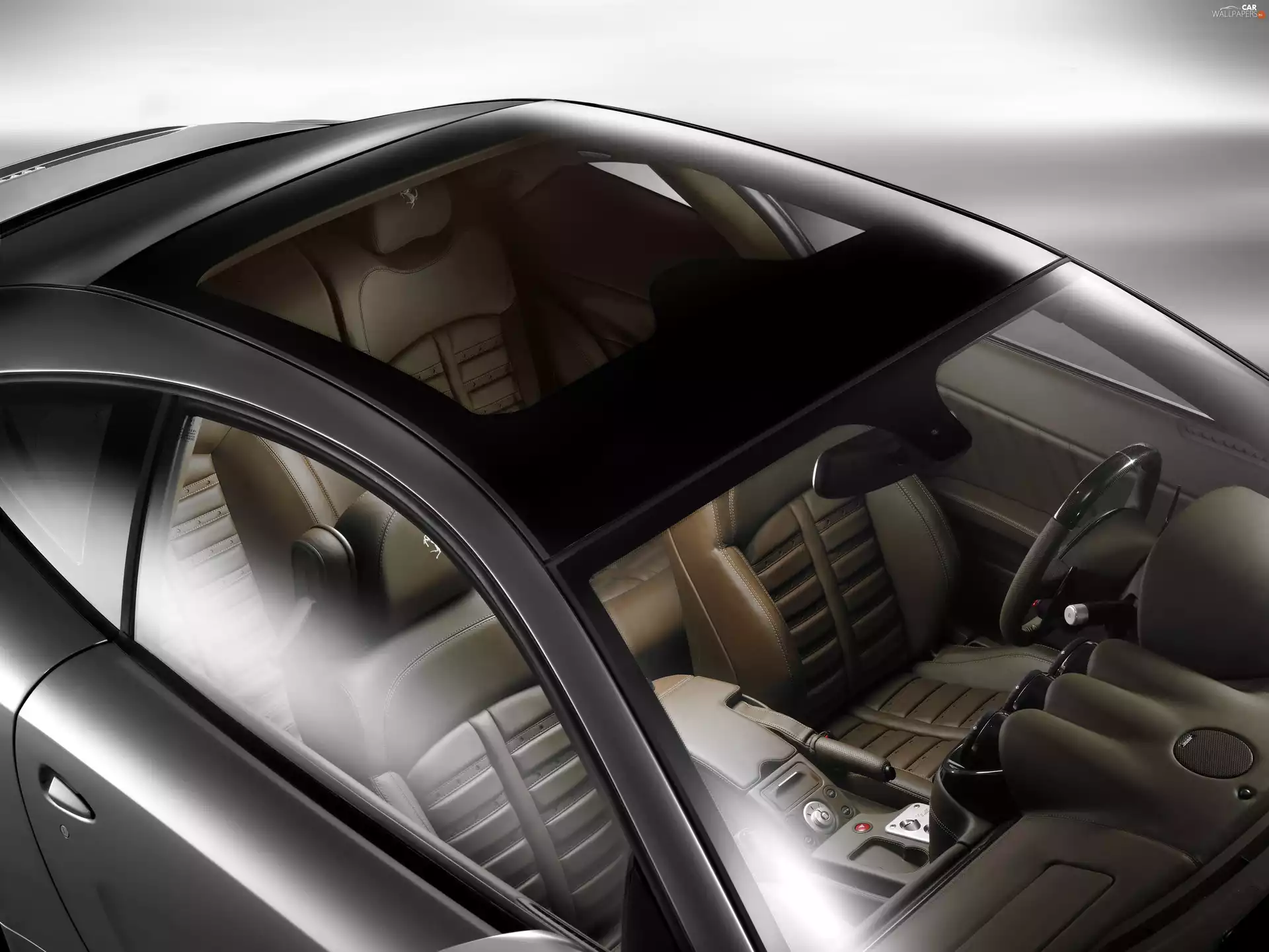 the roof, Ferrari 612 Scaglietti, panorama