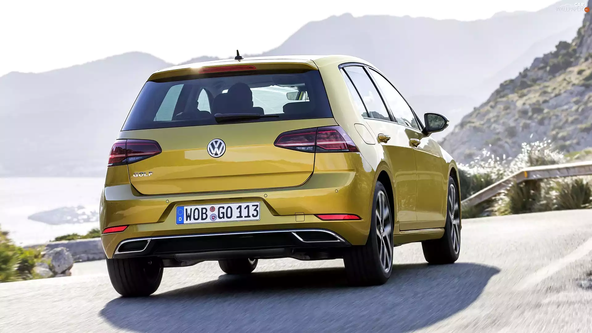 Back, Volkswagen Golf 7 Facelift, 2017