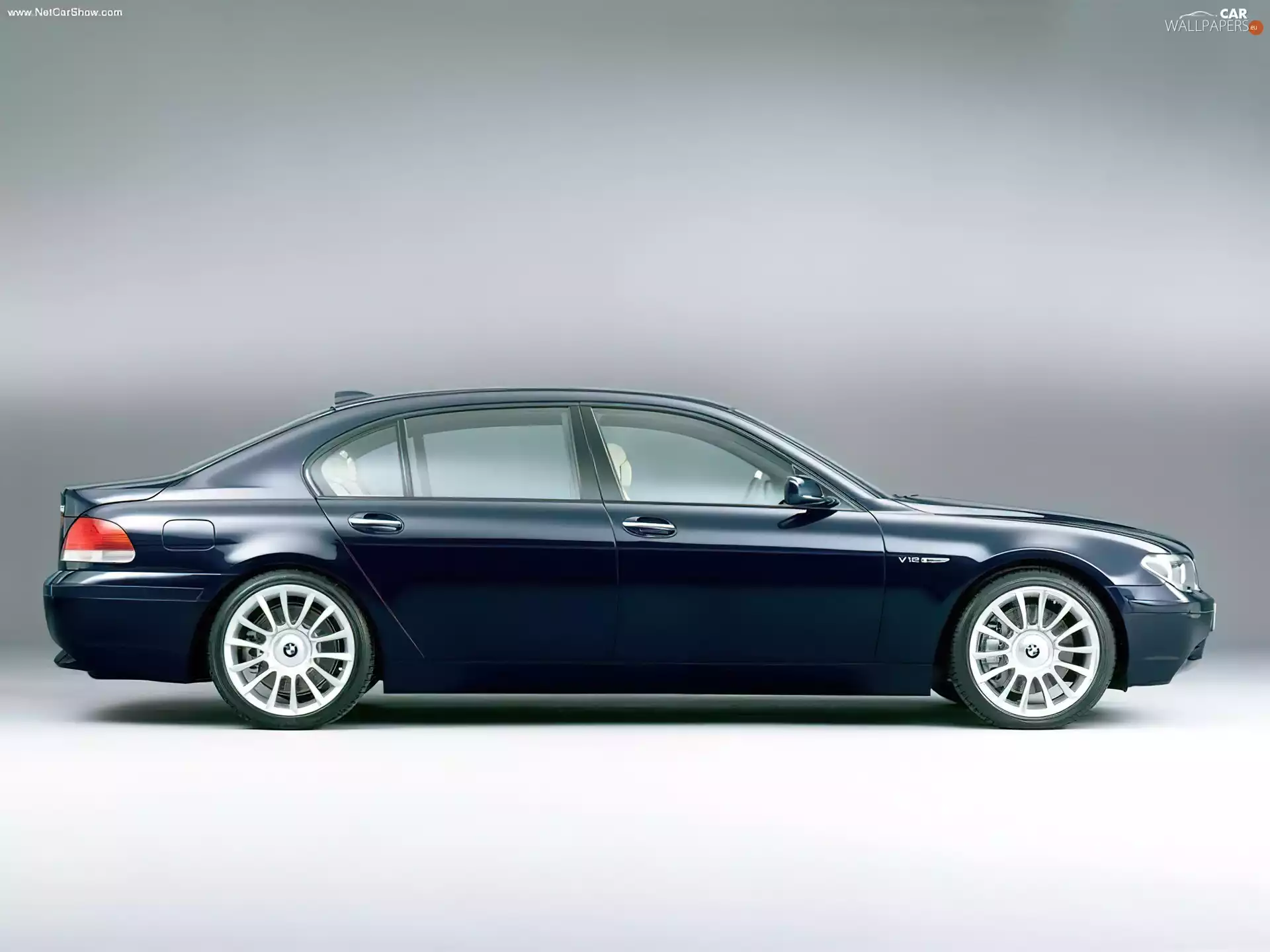 right, side, BMW 7, E65, Granate