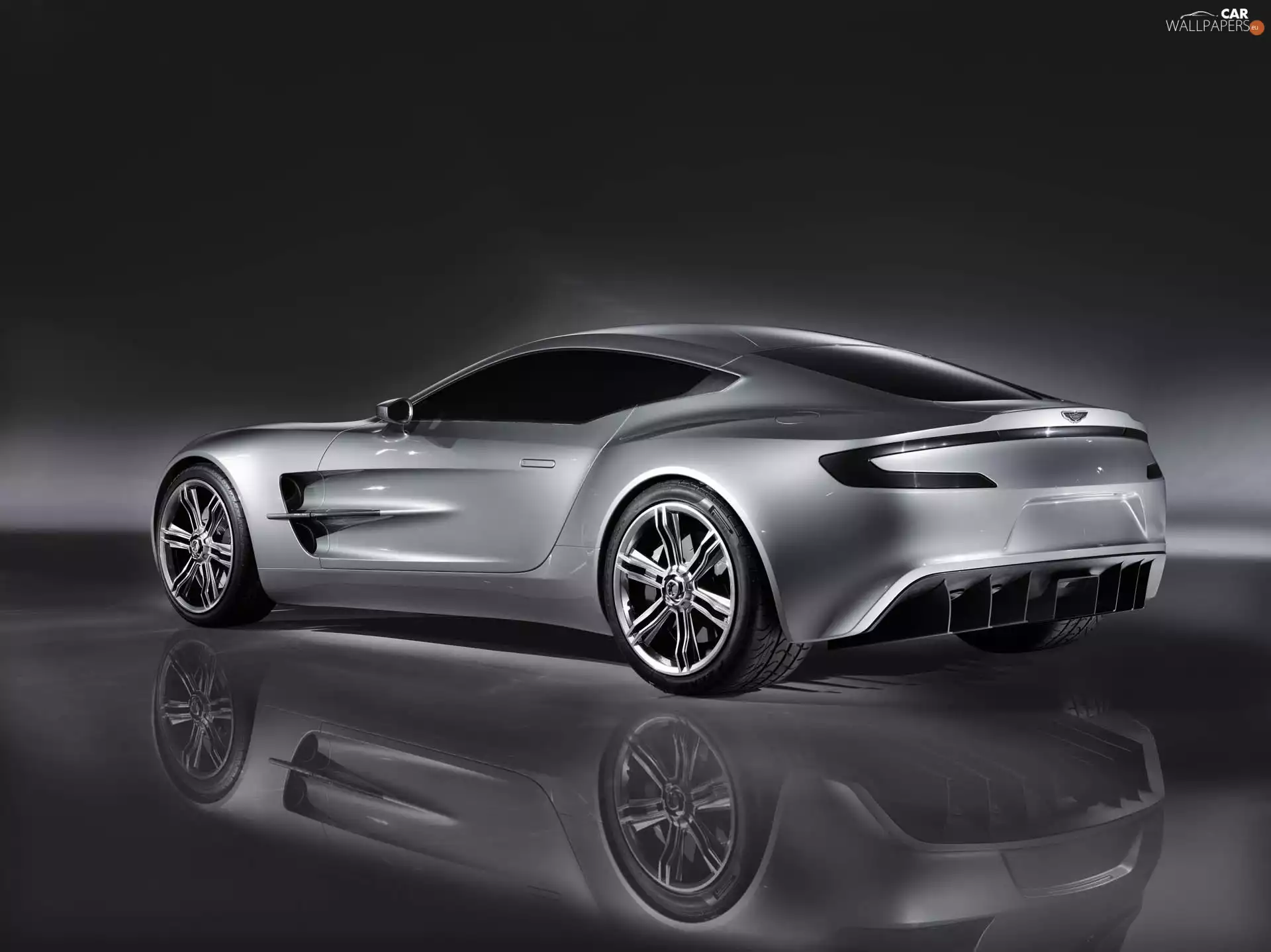 Aston Martin One-77, Lamps, reflection, dark