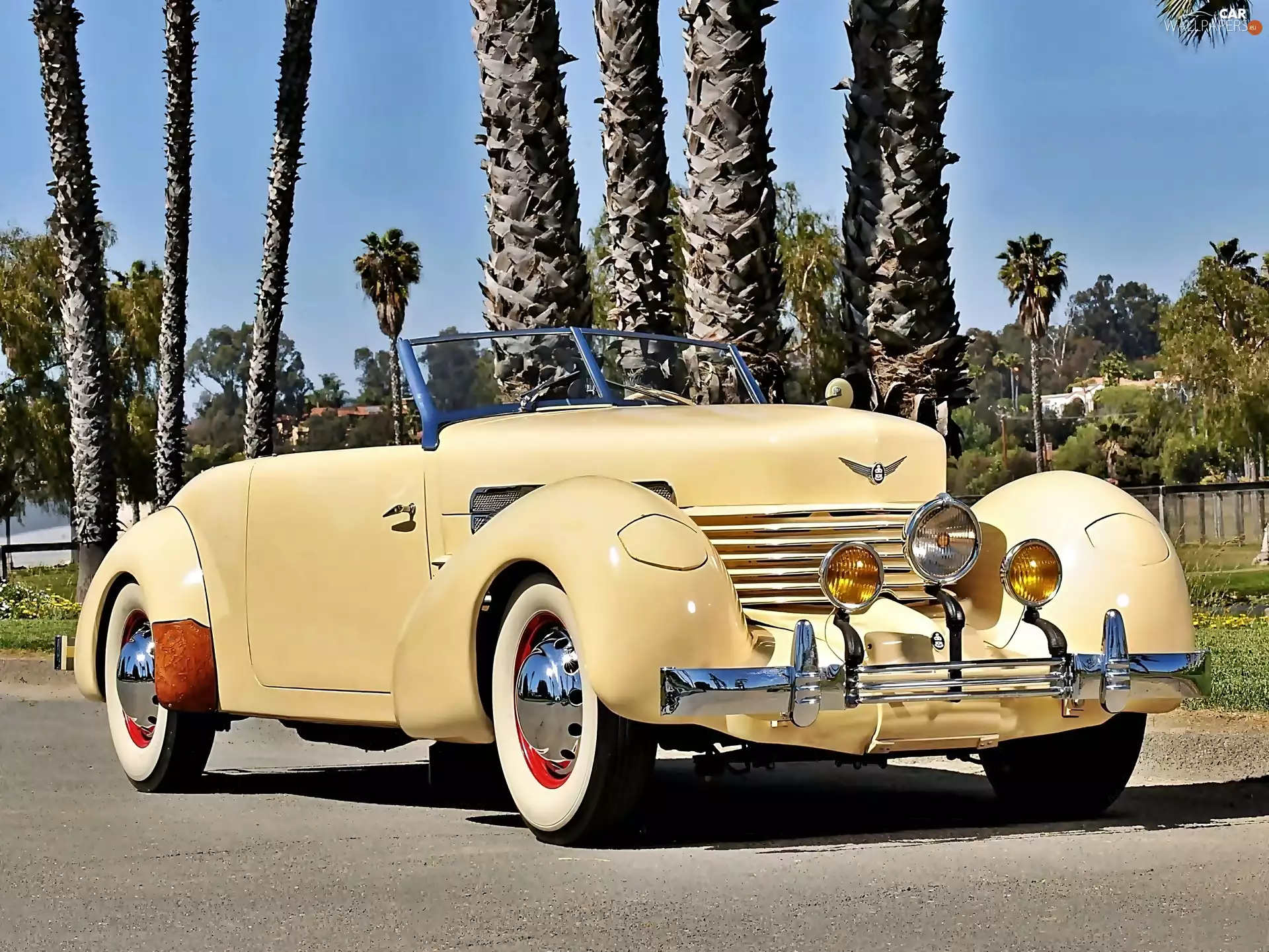 1937, Palms, Cord 812, SC Phaeton, Retro