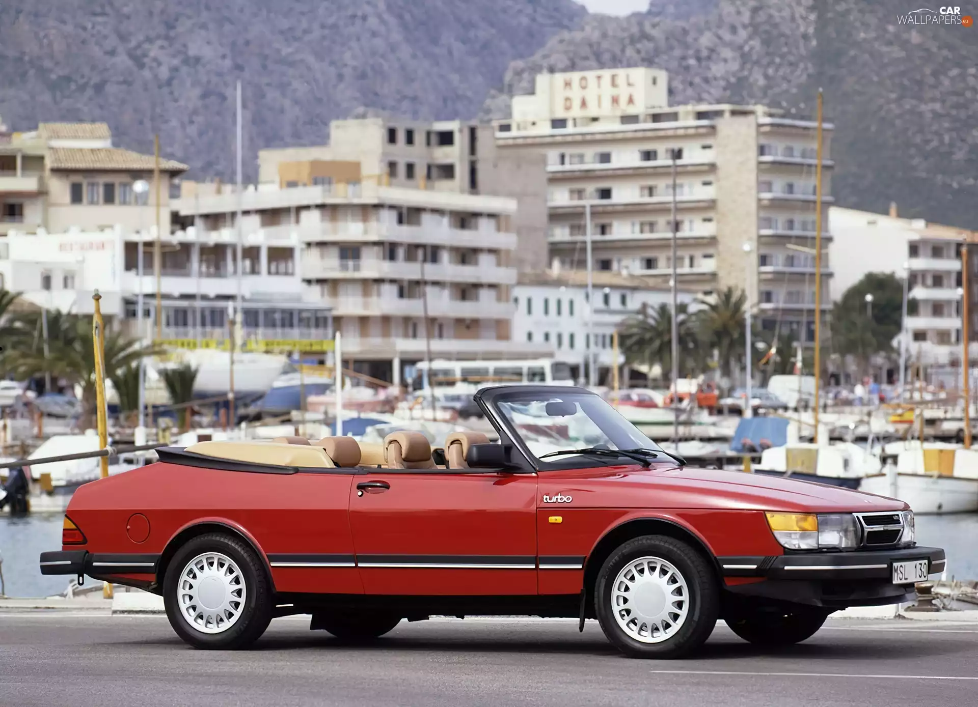 Cabriolet, Red, Saab 900