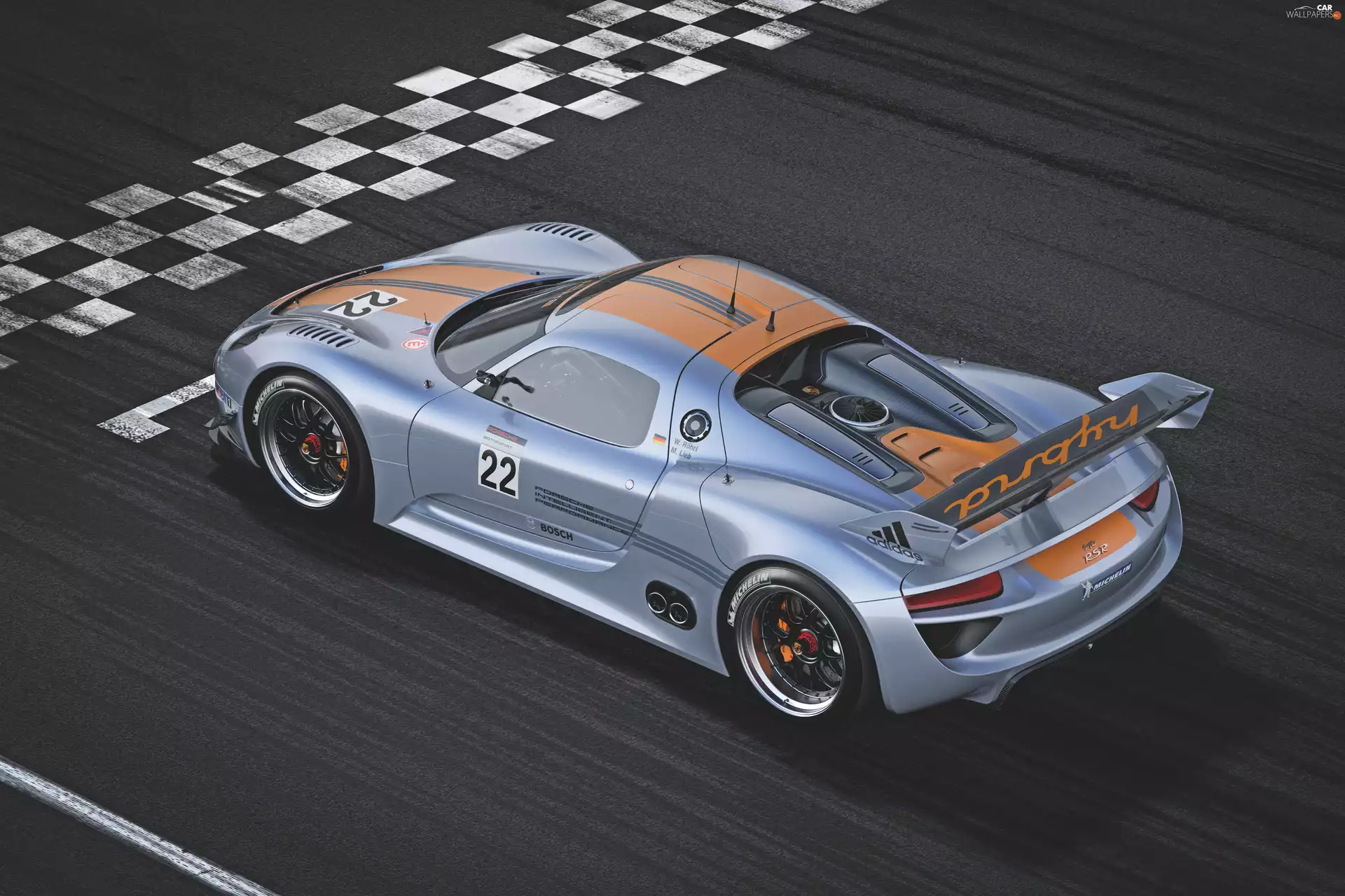 Porsche 918 RSR Coupe, track