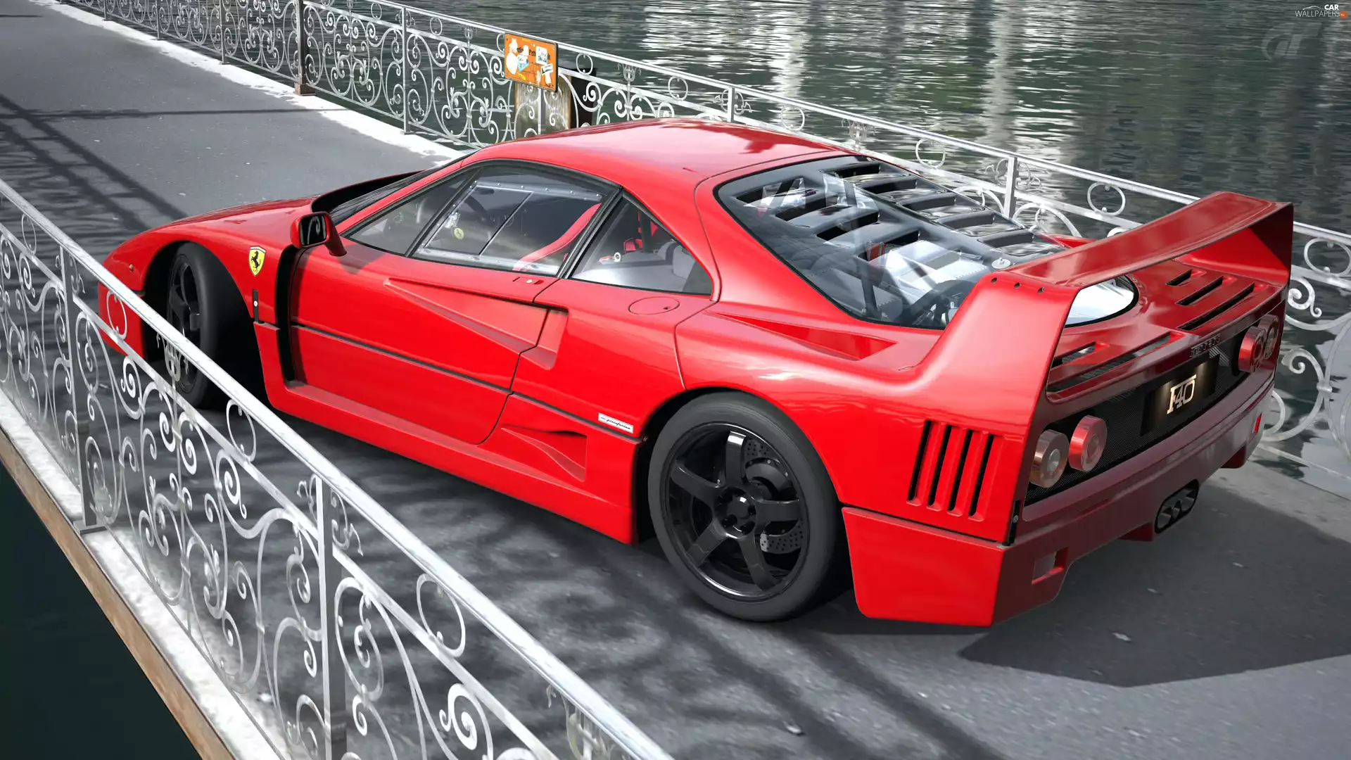 1987-92, Red, Ferrari F40