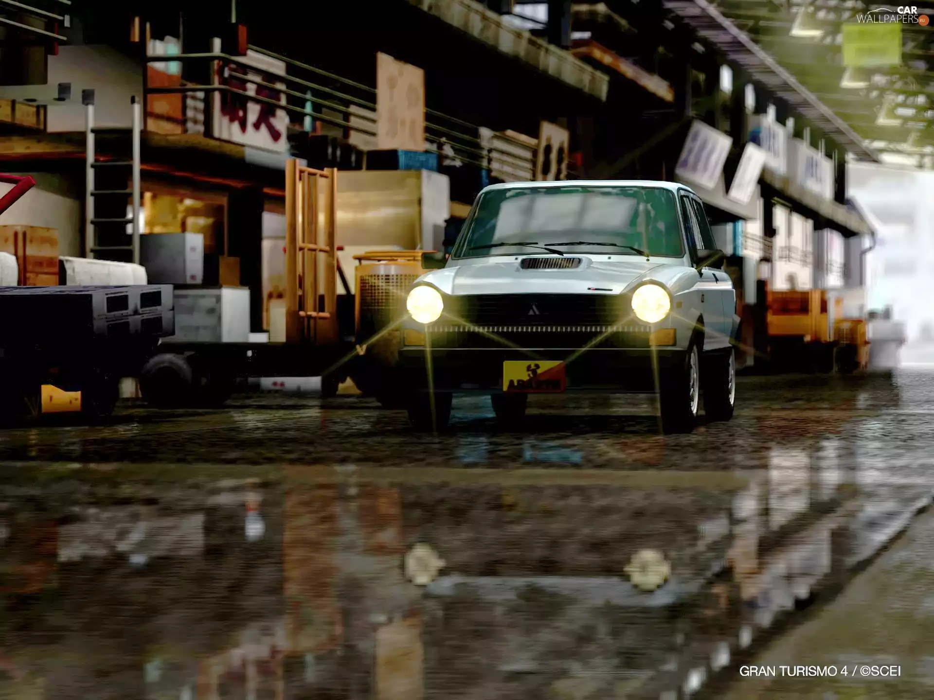 Autobianchi A112, headlights, hall, light