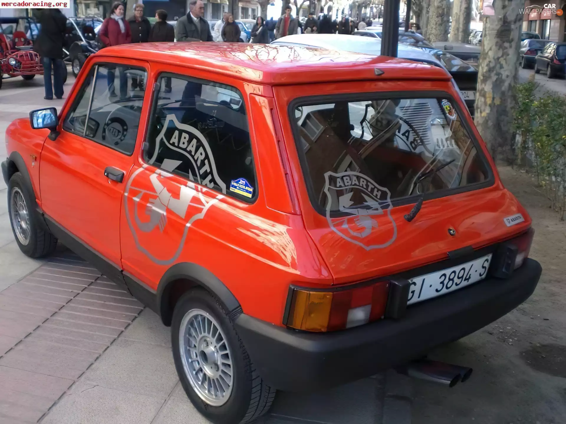 Autobianchi A112, Sport, silencer, Back