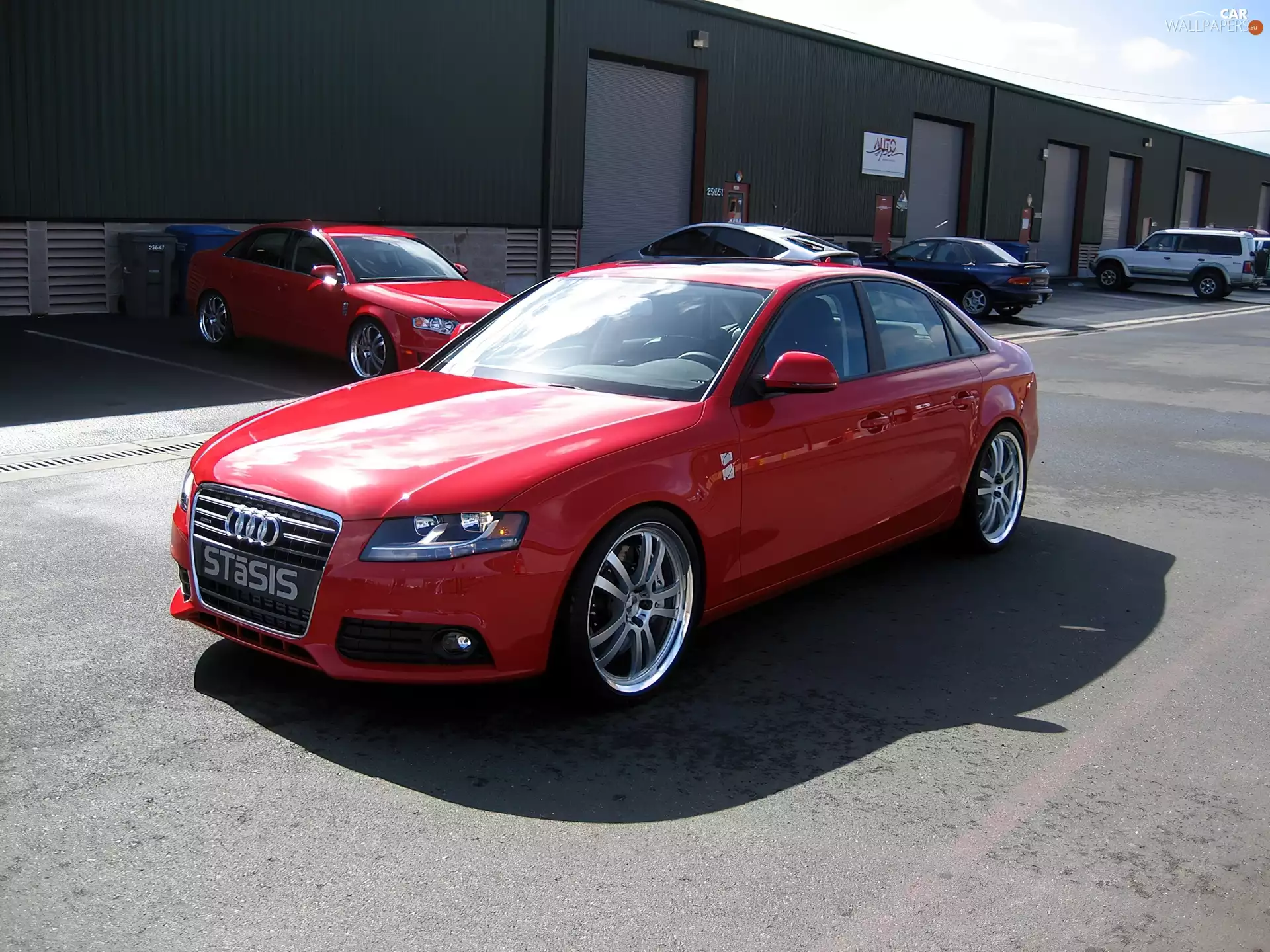 Audi A4 B8, border, @, Polished