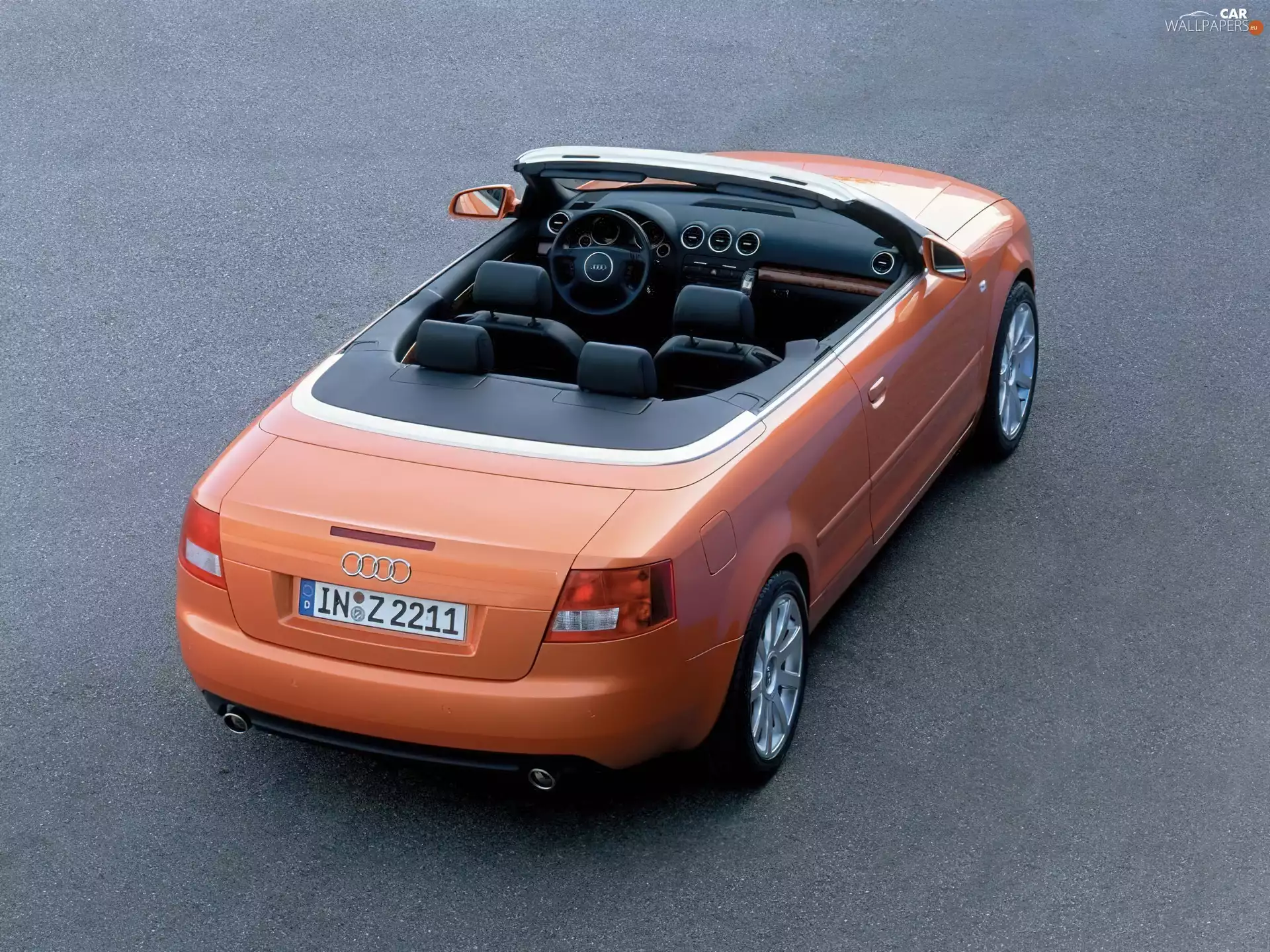 Cabrio, Orange, Audi A4