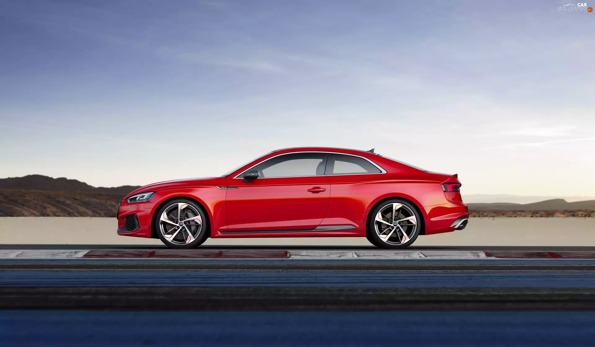 2017, Red, Audi A5 RS5 Coupe