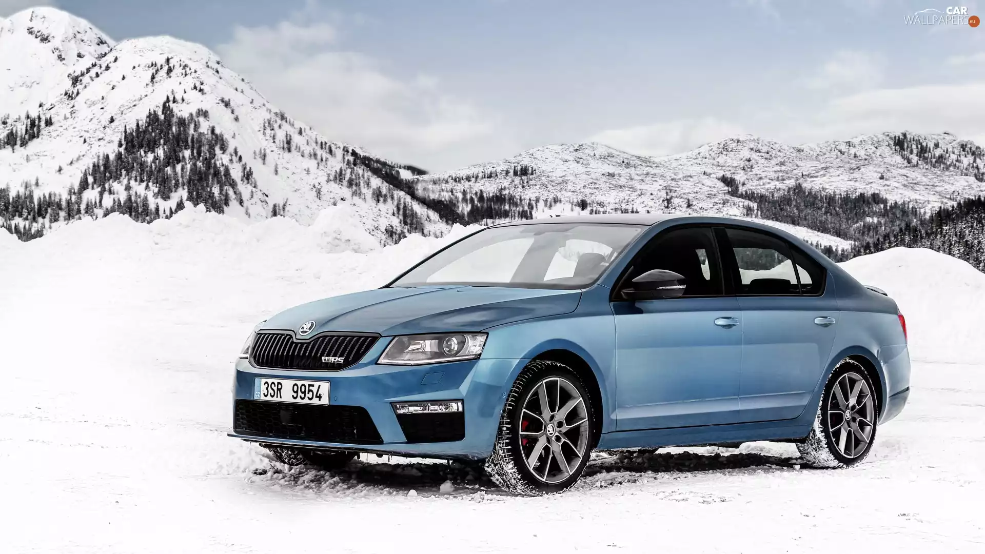 Mountains, Skoda Octavia A7 RS, 2016