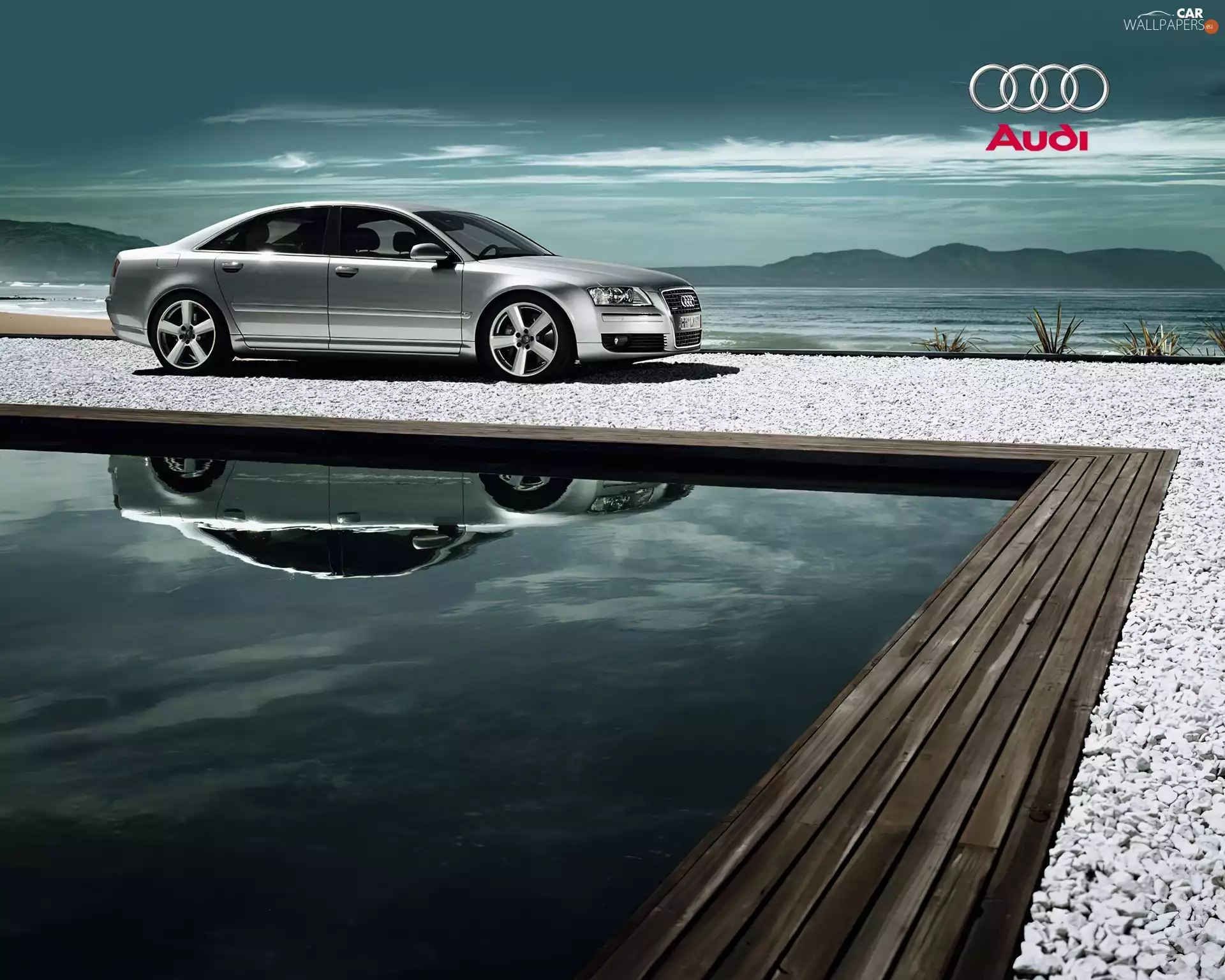 Pool, Silver, Audi A8