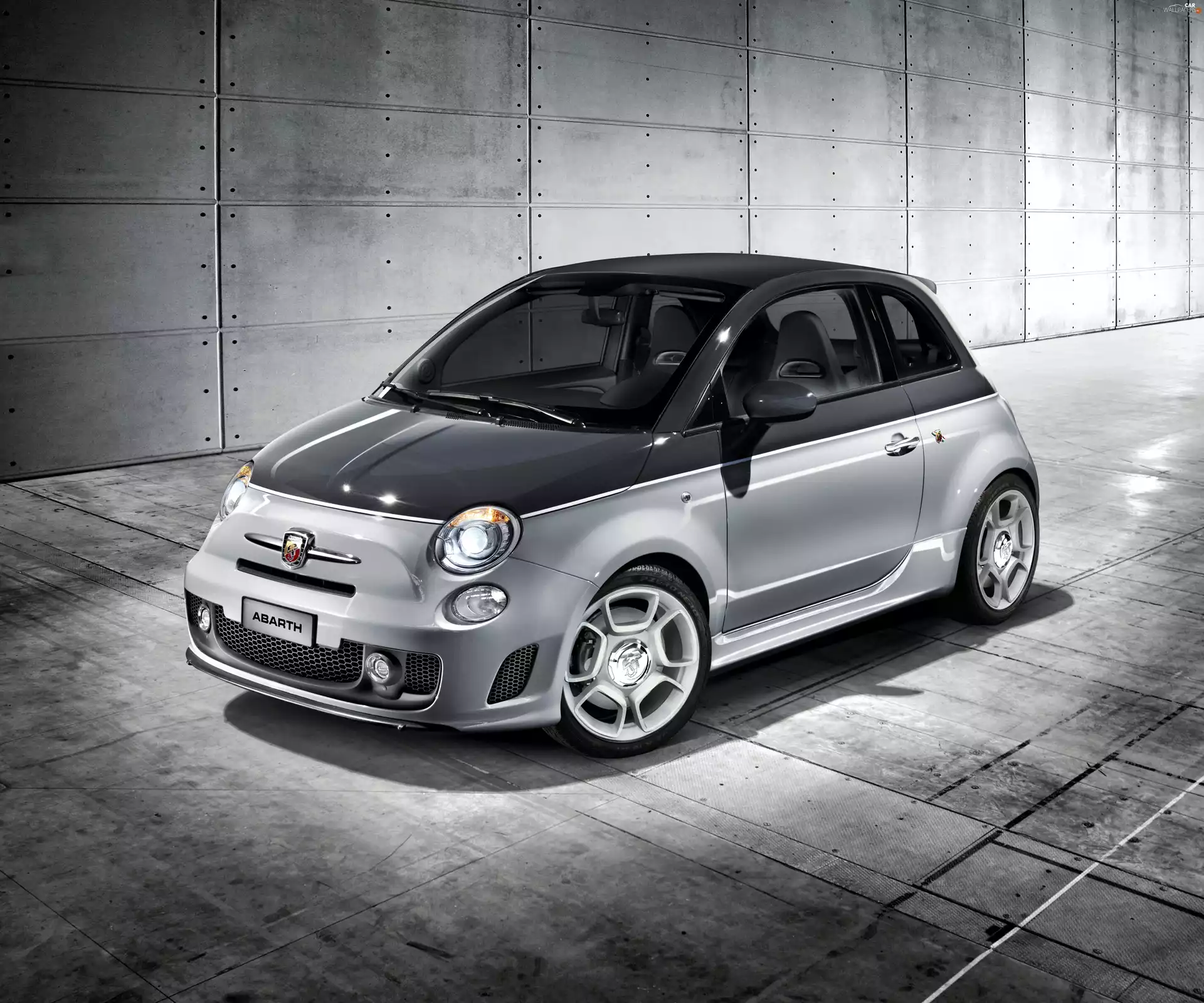 Black, 500, graphics, Abarth