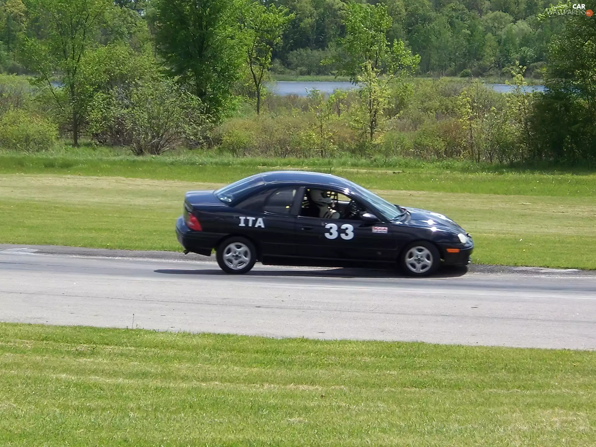 track, Dodge Neon, accident